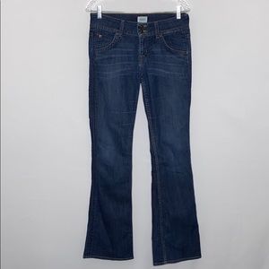 Hudson Midrise Bootcut Dark Wash Jeans - Size 28